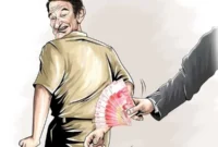Ilustrasi pejabat terima suap