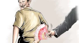 Ilustrasi pejabat terima suap