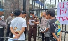 FORMASI Unjuk Rasa di Depan Kejatisu, Minta Kepala Kantor BPN Batu Bara Di Priksa