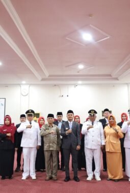 Wali Kota Tanjungbalai Lantik Pejabat Tinggi Pratama, Administrator, Pengawas dan Kepala Puskemas