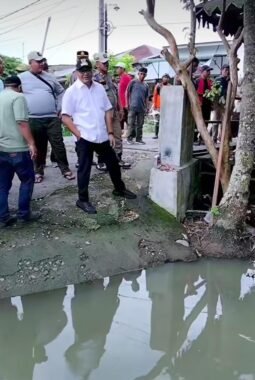 Bupati Deli Serdang Perintahkan Normalisasi Sungai di Sugiharjo