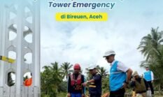 Pembangunan Dua Jalur Tower Emerging Di Bireuen Sudah 87%