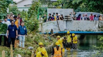 Picu Banjir di Kelurahan Harjosari, Lebar Sungai Batuan Tinggal 2,5 Meter