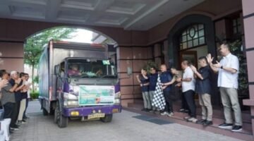 Peduli Pascabencana, PTPN IV PalmCo Salurkan Puluhan Ton Bantuan Pangan