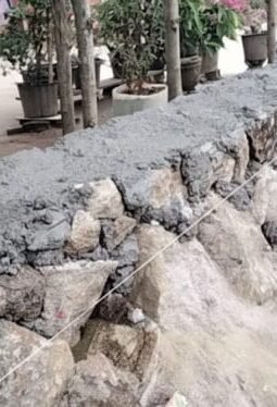 Proyek Rekontruksi Jalan Dinas PUTR Simalungun Terkesan Asal Jadi