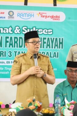 Buka Pelatihan Fardhu Kifayah SMPN 3, Wakil Wali Kota Tanjungbalai Tekankan Pentingnya Regenerasi Pengurusan Jenazah