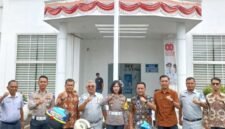 Dalam pelaksanaan kegiatan. Hadir Kasat Lantas Polres Tebing Tinggi AKP Lidia S.Tr.K., S.I.K., MH, Kepala BPKPAD Kota Tebing Tinggi Sri Iambang Jaya Putra, serta perwakilan dari Jasa Raharja.(foto Istimewa)