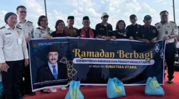 Menimipas Distribusikan 2.000 Paket Bansos di Medan Tuntungan