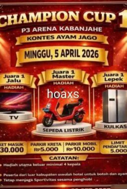 Tanah Karo Diguncang Isu Hoaks, Beredar Brosur Sabung Ayam Resahkan Warga