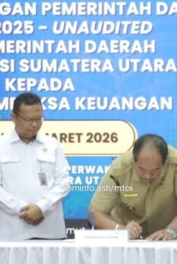 LKPD 2025 Diserahkan Bupati Ke BPK RI Perwakilan Sumatera Utara