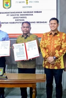 PT Socfindo Hibah Tanah 3,5 Ha untuk Fasilitas Publik Sergai