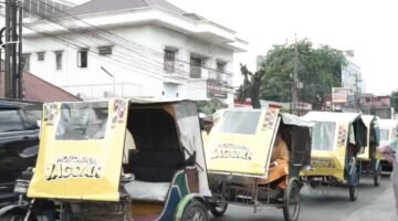 Branding 100 Becak Mortar Utama Perkuat Identitas Kota Medan