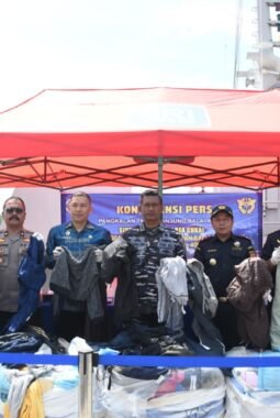400 Ballpress Ilegal dari Malaysia Digagalkan TNI AL dan Bea Cukai di Batubara, Industri Tekstil Lokal Terancam