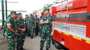 Pangdam I/BB Tinjau Kesiapan Satuan dan Inovasi Pengolahan Limbah Plastik di Paldam I/BB