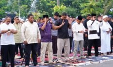 Pangdam I/BB Gelar Sholat Idul Adha dan Serahkan Hewan Kurban di Makodam