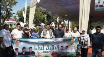 DPD Gerindra Sumut Bagikan Ribuan Paket Daging Kurban