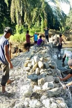 Tanggul Jebol di Palas Mulai Diperbaiki Dinas SDA Sumut
