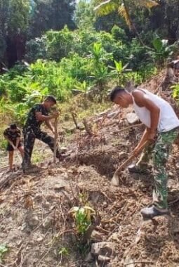 Pembangunan Jaringan Air Bersih di Nias yang Dilakukan Kodam I/BB Mencapai 55 Persen