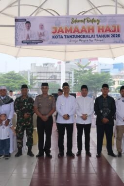 Pemko Tanjungbalai Bersama Forkopimda Sambut Kedatangan Jemaah Haji Setibanya di Kota Tanjungbalai