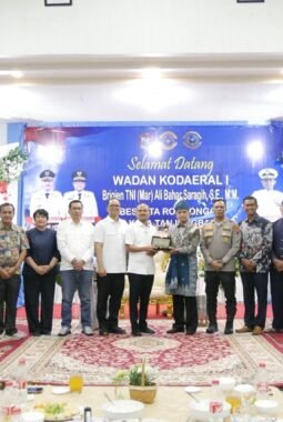 Wali Kota Mahyaruddin Salim Sambut Kunker Wadan Kodaeral I di Tanjungbalai