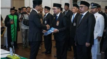 Rico Waas Lantik 69 Pejabat Manajerial Pemko Medan, Berikut Daftar Namanya