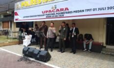Peringati HUT Bhayangkara ke-80 Tahun, Kapolrestabes Medan Nyanyikan Lagu Legendaris “Rumah Kita”