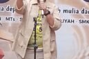 Ketum YPI Miftahussalam Prof Dr Ir Bustami Syam membuka acara penerimaan siswa ajaran baru dan sekaligus membuka pelaksanaan eksebisi Ekstrakulikuler ..Foto dokumen/suarasumutonline.id/Yusuf sani