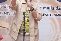 Ketum YPI Miftahussalam Prof Dr Ir Bustami Syam membuka acara penerimaan siswa ajaran baru dan sekaligus membuka pelaksanaan eksebisi Ekstrakulikuler ..Foto dokumen/suarasumutonline.id/Yusuf sani