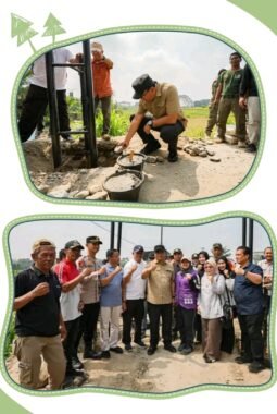 Bupati Deli Serdang Resmikan Pemasangan Plank Penanda dan Pagar Pembatas Menuju Bantaran Sungai Ular