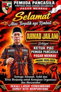 Ahmad Jaelani Pimpin PAC Pemuda Pancasila Pagar Merbau Deli Serdang 2026 – 2029