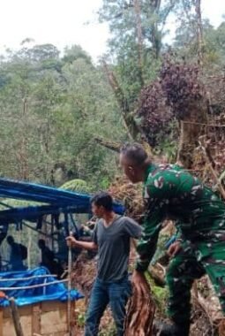 400 Personel Gabungan Tim Terpadu Tertibkan PETI di Kawasan Hutan Pegagan Hilir Dairi