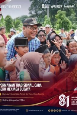 Pemkab Deli Serdang Hidupkan Lagi Permainan Tradisional Anak