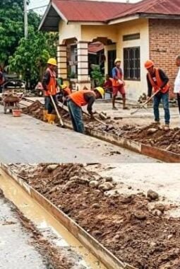 Tanpa Plank Informasi, Proyek Bahu Jalan Sekitar 2 KM Desa Suka Mulia Pagar Merbau Penuh Misteri