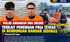 Polisi Amankan Dua Orang Terkait Penemuan Pria Tewas di Bendungan Bandar Sidoras