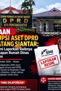 SMI Resmi Laporkan Dugaan Korupsi Aset DPRD Pematang Siantar ke Kejatisu