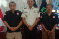 Foto : dari kiri ke kanan Datok Arifin (Ketua FPII Sumut), Fonika Affandi, Amd.IP,SH.MH (Kalapas), Rudi Swaren (sekretaris FPII Sumut 