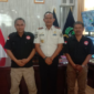 Foto : dari kiri ke kanan Datok Arifin (Ketua FPII Sumut), Fonika Affandi, Amd.IP,SH.MH (Kalapas), Rudi Swaren (sekretaris FPII Sumut 