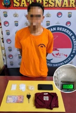 Bawa Sabu 22,58 Gram, Pria 42 Tahun Ditangkap di Tanjungbalai