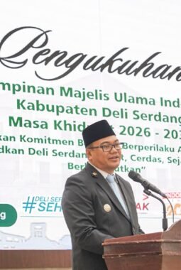 Asri Ludin Tambunan Hadiri Pelantikan Pengurus Dewan Pimpinan MUI Deli Serdang Masa Khidmat 2026-2031, Tanamkan Akhlakul Karimah