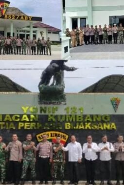 Perkuat Sinergitas TNI-Polri, Polresta Deli Serdang Beri Surprise HUT ke-81 TNI