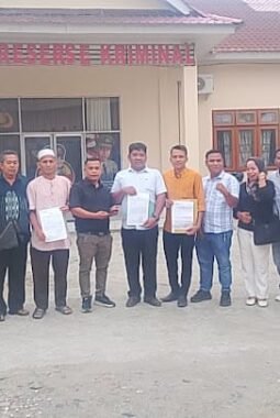 Warga Tiga Desa Di Padang Lawas Laporkan Pengusaha Robert Wijaya PHI ke Polres Padang Lawas