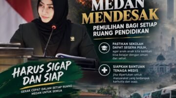 Udara Kota Medan Tak Sehat, Lailatul Badri Desak Rico Waas Liburkan Siswa Demi Kesehatan