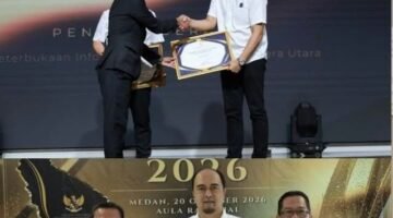 Perumda Tirtanadi Raih Predikat INFORMATIF di Ajang KI Sumut Award 2026