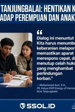 KNPI Tanjungbalai Tegaskan Peran Pemuda: Hentikan Kekerasan terhadap Perempuan dan Anak, Hukum Harus Pasti