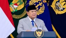 Presiden Prabowo Subianto saat memimpin Upacara Peringatan Hari Ulang Tahun (HUT) ke-81 TNI di Jakarta, Senin (5/10/2026). (Tangkapan Layar BPMI Setpres)